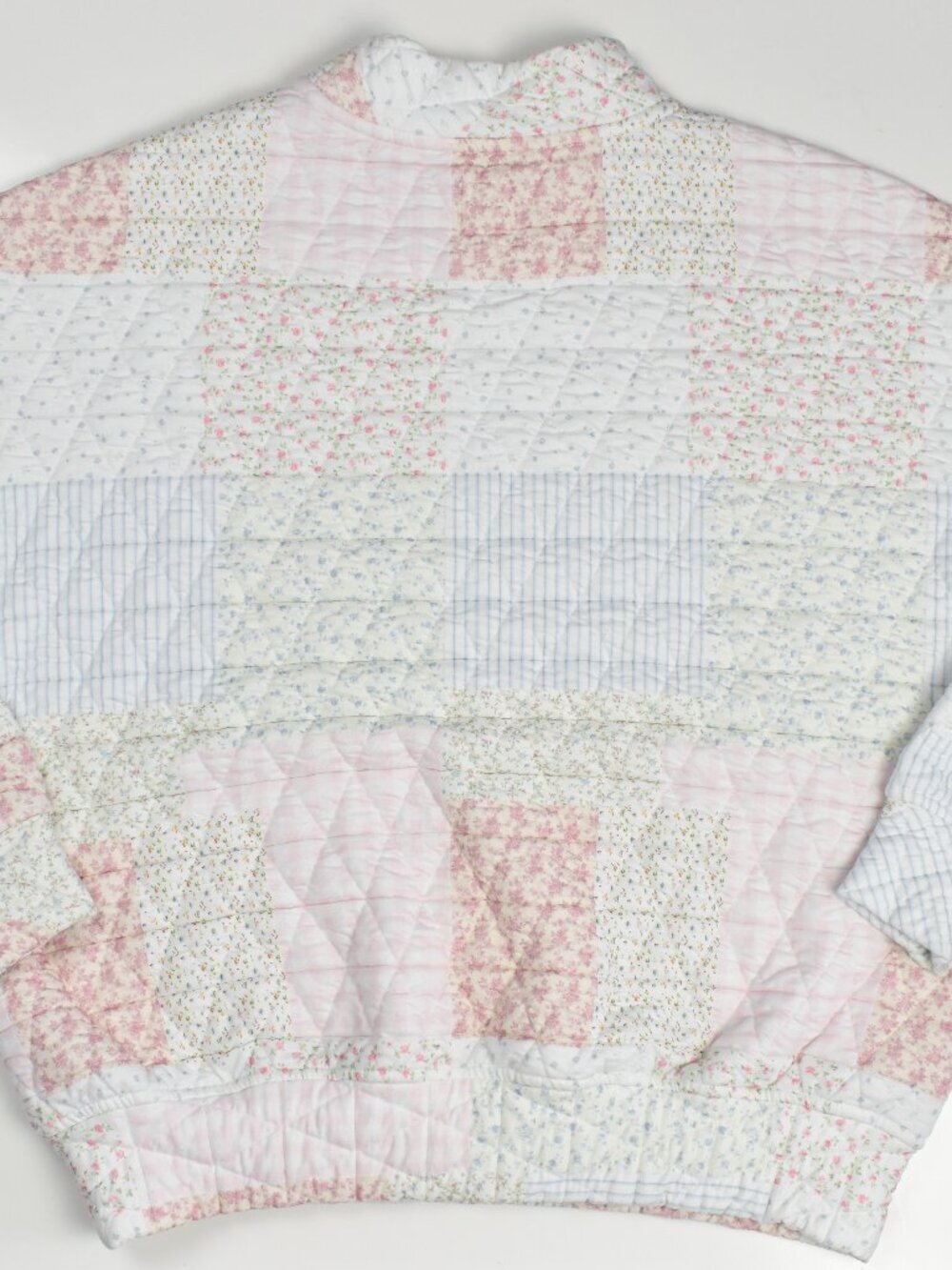 Sunset Coconut Patchwork Quilted Floral Sweatshirt and Sweatpants - XS - Picture 9 of 12